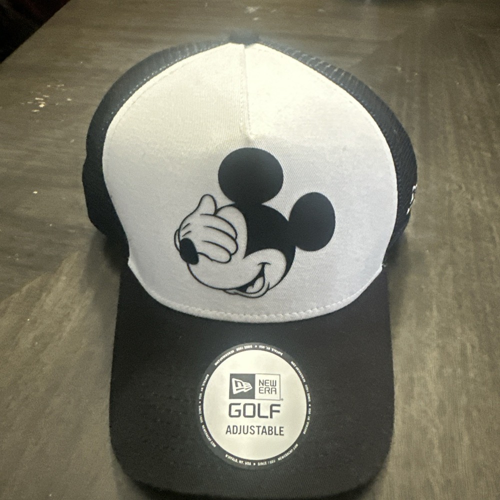 New Era Disney Collaboration Mickey Mouse Golf Truck Mesh Hat Not For Sale Rare